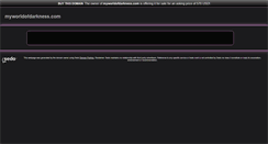 Desktop Screenshot of myworldofdarkness.com